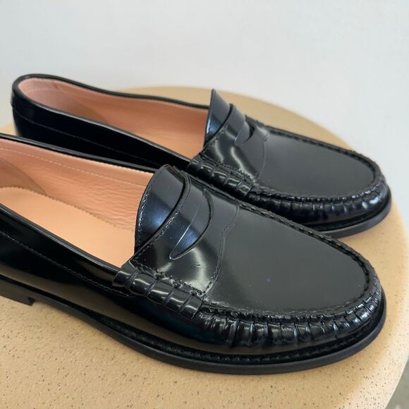 J. Crew Women’s Winona Leather Pinch Penny Loafer - Picture 8 of 14